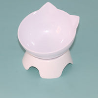 HKM-3418813 Ergonomic Double Bowl Feeder for Cats and Dogs with Neck Protection and Easy Clean Design