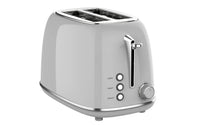 HKM-342035 2-Slice Stainless Steel Electric Bread Toaster with Reheat Function