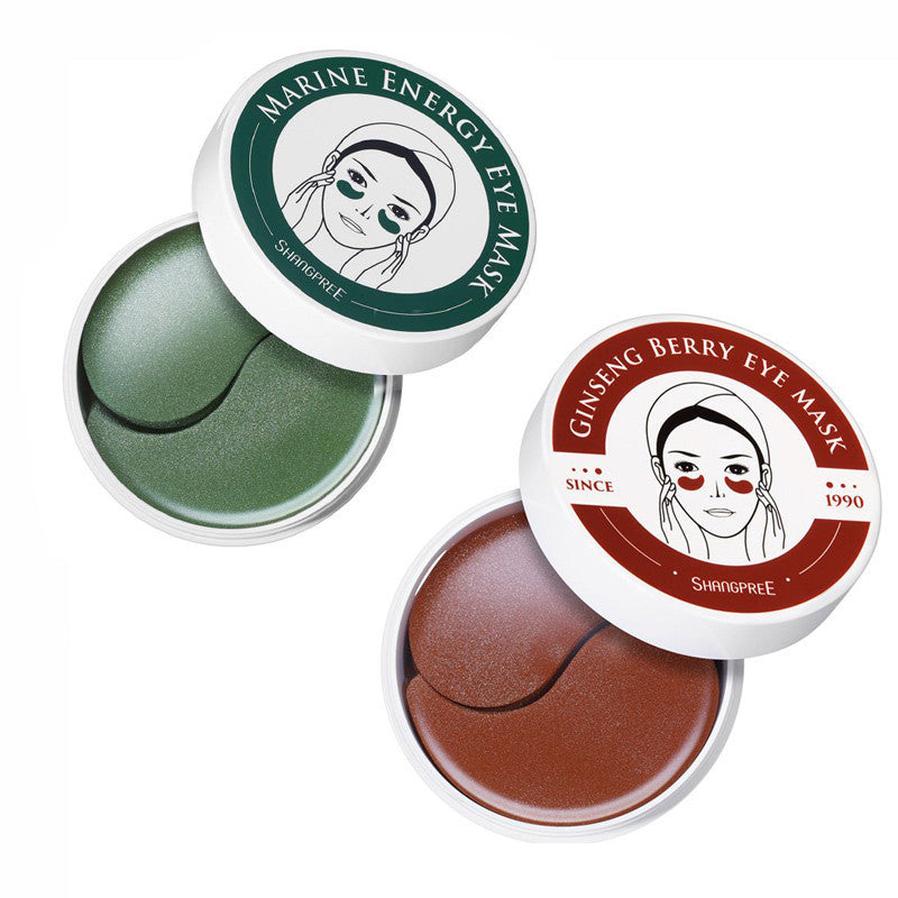 HKM-342035 Green Princess Spirulina Red Ginseng Eye Mask – 60 Hydrating Tablets for Dark Circle Reduction and Skin Tightening