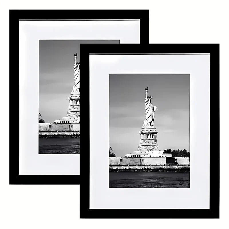 HKM-342163 Customized A4 Wood Photo Frame for Desktop Decoration - Tailored Size and Design Options Available