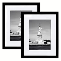 HKM-342163 Customized A4 Wood Photo Frame for Desktop Decoration - Tailored Size and Design Options Available