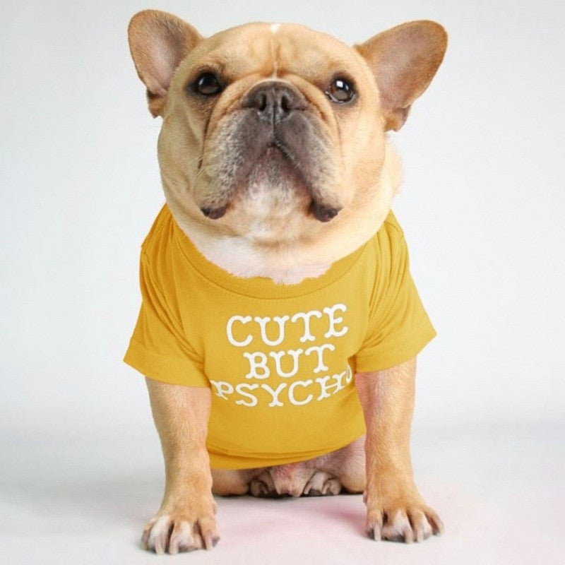 HKM-3422781 Fadou Fashionable Cotton Turtleneck Round Neck T-Shirt for Pets in Various Colors