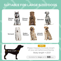 HKM-3423037 Elevated Dog Bed with Removable Canopy Shade, Portable Outdoor Cot for Pets, Gray, 36 Inch, Supports 66 lbs
