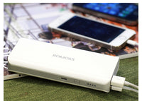 HKM-342355 10,000 mAh Polymer Lithium Ion Power Bank with Multi USB Port Output