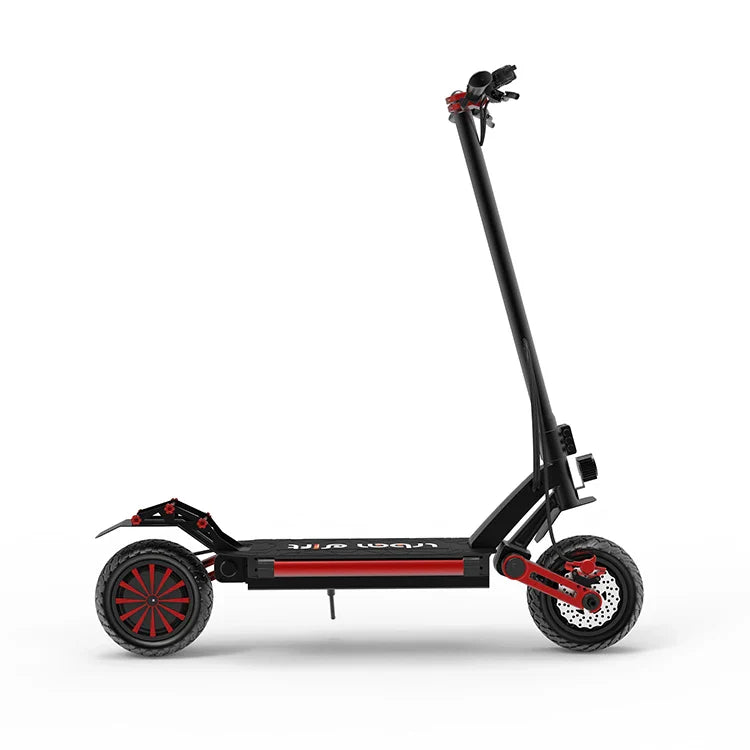HKM-342483 58V 1000W Foldable Electric Scooter with Offroad Tires, 60-80km Range, Max Speed 65km/h, Unisex Design