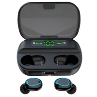 HKM-342483 Dual Wireless Bluetooth Headset with Stereo Sound, Call Function, Voice Control, and Multi-Point Connection