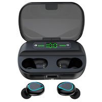 HKM-342483 Dual Wireless Bluetooth Headset with Stereo Sound, Call Function, Voice Control, and Multi-Point Connection