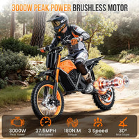 HKM-342611 1500W Mid Drive Electric Hybrid Bike with Full Suspension and Hydraulic Disc Brakes, 60 km Range, and 50 km/h Speed
