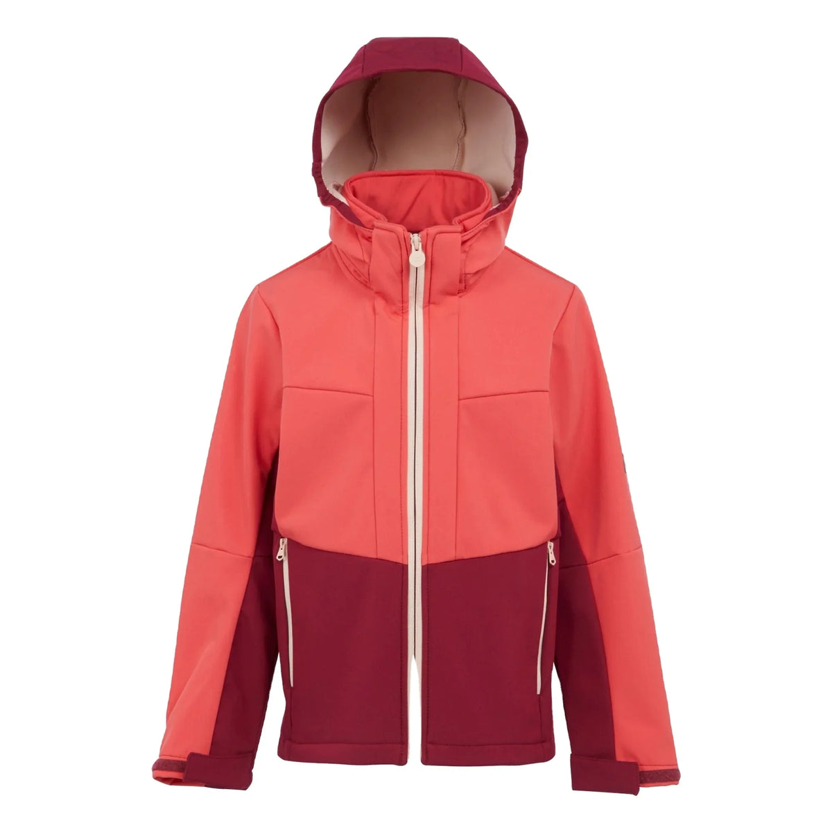HKM-342675 Winter Girls Softshell Windproof Jacket Elegant Dress Design for Comfort and Style