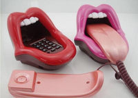 HKM-342803 Chic Red Lip Design Phone - Bold Big Mouth Style аксессуары for Fashion Enthusiasts