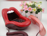 HKM-342803 Chic Red Lip Design Phone - Bold Big Mouth Style аксессуары for Fashion Enthusiasts