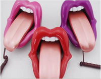 HKM-342803 Chic Red Lip Design Phone - Bold Big Mouth Style аксессуары for Fashion Enthusiasts