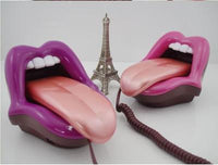HKM-342803 Chic Red Lip Design Phone - Bold Big Mouth Style аксессуары for Fashion Enthusiasts