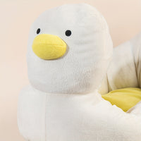 HKM-3428541 Duck Shape Fluffy Pet Bed Sofa for Small Dogs and Cats - Soft Polyester Sleeping Nest for All Seasons