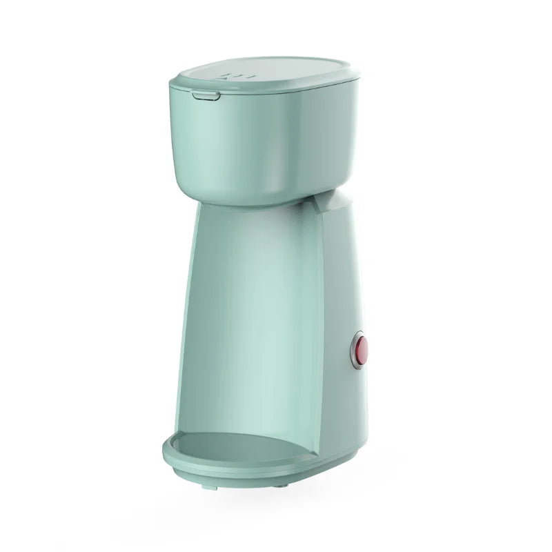 HKM-342867 Single Cup Drip Coffee Maker - Electric Stainless Steel Semi-Automatic Design