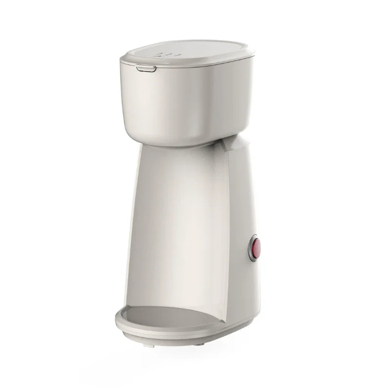 HKM-342867 Single Cup Drip Coffee Maker - Electric Stainless Steel Semi-Automatic Design