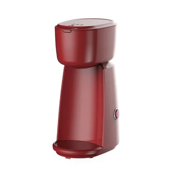 HKM-342867 Single Cup Drip Coffee Maker - Electric Stainless Steel Semi-Automatic Design