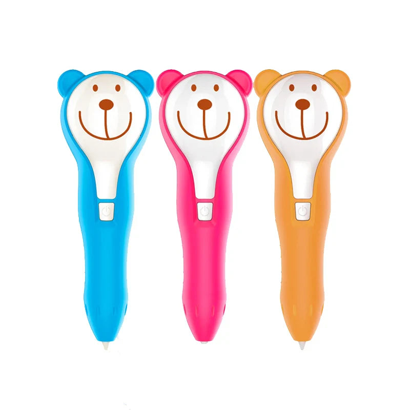 HKM-342867 Wireless 3D Drawing Pen for Kids with Low Temperature PCL Filament, Ideal for Creative Projects