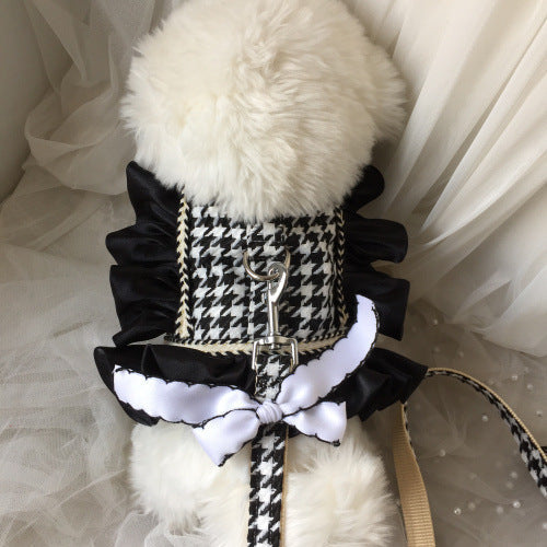HKM-3429437 Pet Vest with Chest Strap and Rope for Comfortable Walking