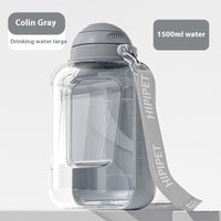 HKM-3430333 Portable 2-in-1 Dog and Cat Water Dispenser with Food Bowl ¨C Large Capacity Hydration and Feeding Solution