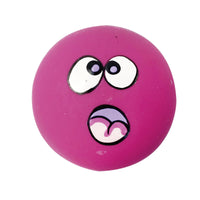 HKM-3430973 Colorful Round Latex Dog Toy with Sound - 6cm for Playtime Fun