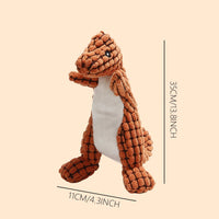 HKM-3431613 Interactive Sound Toy for Dogs - Durable Chew, Boredom Relief for Small Puppies and Large Dogs - 35x22x11cm