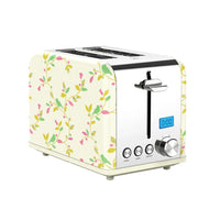 HKM-343187 Extra Wide Slot Bread Toaster with Reheat, Defrost, and Cancel Functions - 6-Level Browning Control, Retro Design
