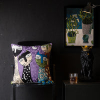 HKM-343251 Geometric Abstraction Cotton Pillowcase - European Style Cushion Cover