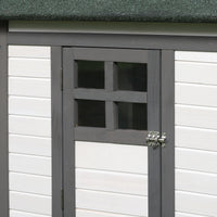 HKM-3433789 77" Wooden Chicken Coop with Nesting Box and Removable Tray for Backyard Flock Care