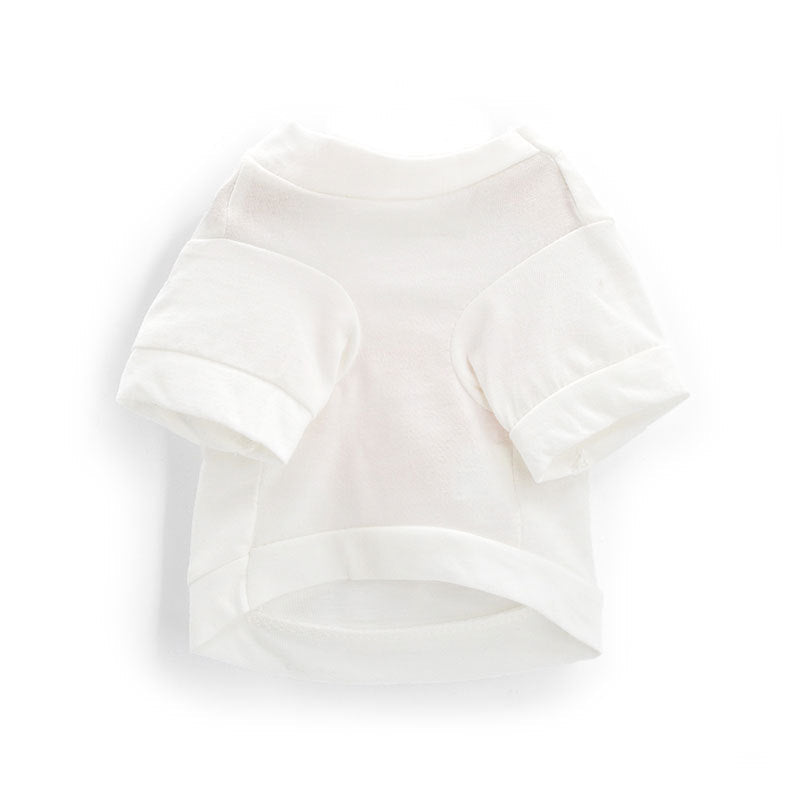 HKM-3434301 Casual Cotton T-Shirt for Pets - Comfortable Leisure Wear