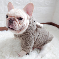 HKM-3434557 Cozy Coral Fleece Dog Clothes for Warmth and Comfort