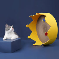 HKM-3436093 Felt Corrugated Paper Cat Nest for Claw Grinding, Climbing, Playing, and Resting