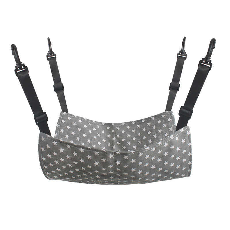 HKM-3437501 Cozy Adjustable Hammock Bed for Cats - Durable Indoor Pet Hanging Seat with Plush Winter Option