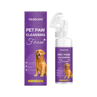 HKM-3437757 Pet Paw Cleansing Foam with Strawberry Extract for Gentle Cleaning