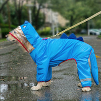 HKM-3438269 Waterproof Four-Legged Raincoat for Medium to Large Dogs - Multiple Styles Available
