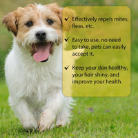 HKM-3438525 Flea and Tick Treatment for Dogs - External Skin Care Drops with Herbal Extracts