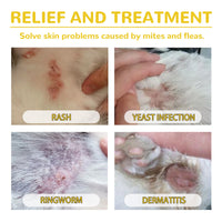 HKM-3438525 Flea and Tick Treatment for Dogs - External Skin Care Drops with Herbal Extracts