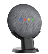 HKM-343955 Compact Voice Assistant Holder for Kitchen, Bedroom, and Study - Versatile Table Mount Solution