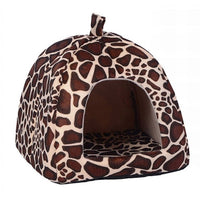 HKM-3439933 Cozy Cotton Pet House with Sturdy Low Foot Railing for Comfort and Stability