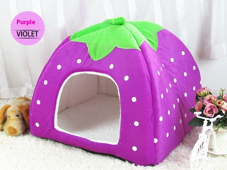HKM-3439933 Cozy Cotton Pet House with Sturdy Low Foot Railing for Comfort and Stability