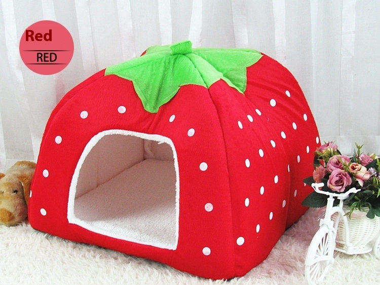 HKM-3439933 Cozy Cotton Pet House with Sturdy Low Foot Railing for Comfort and Stability