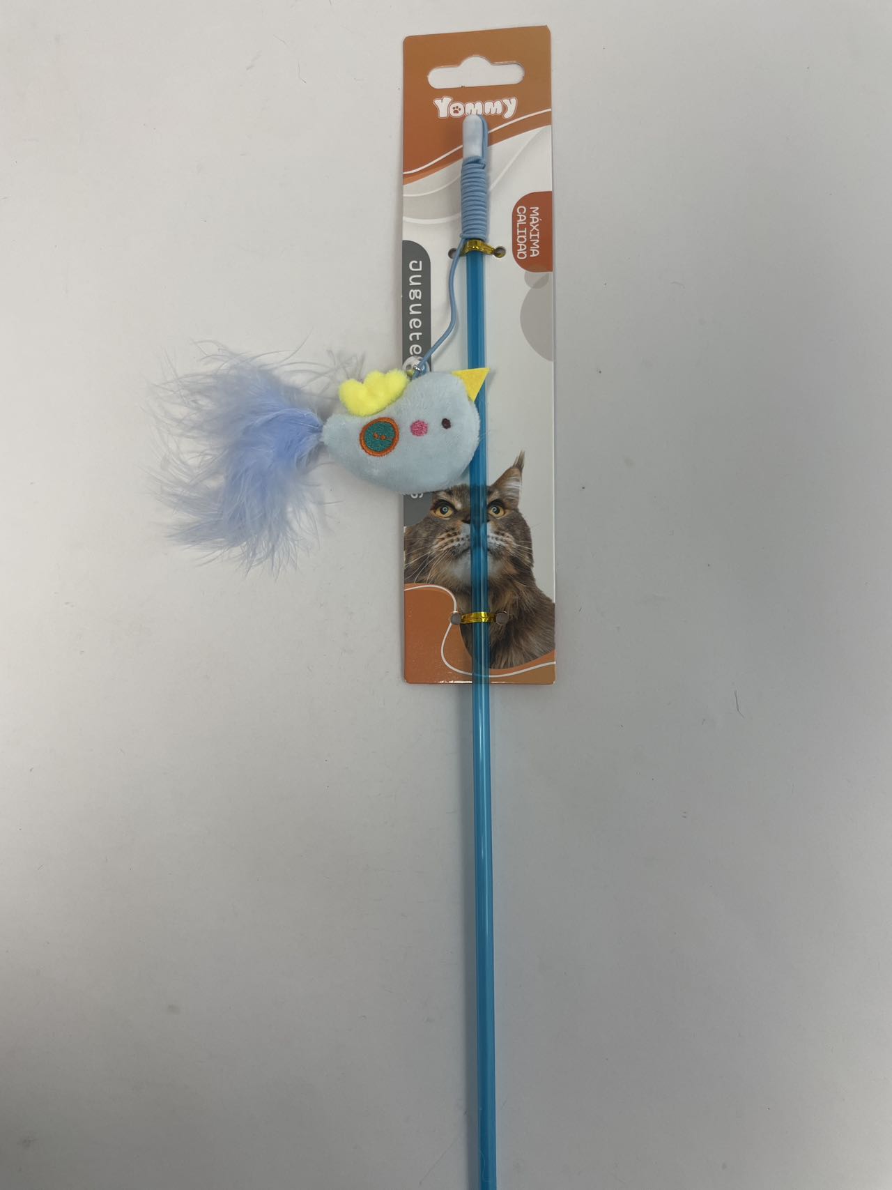 HKM-3440701 Whimsical Cat Toy on a Stick for Interactive Playtime