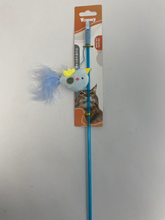 HKM-3440701 Whimsical Cat Toy on a Stick for Interactive Playtime