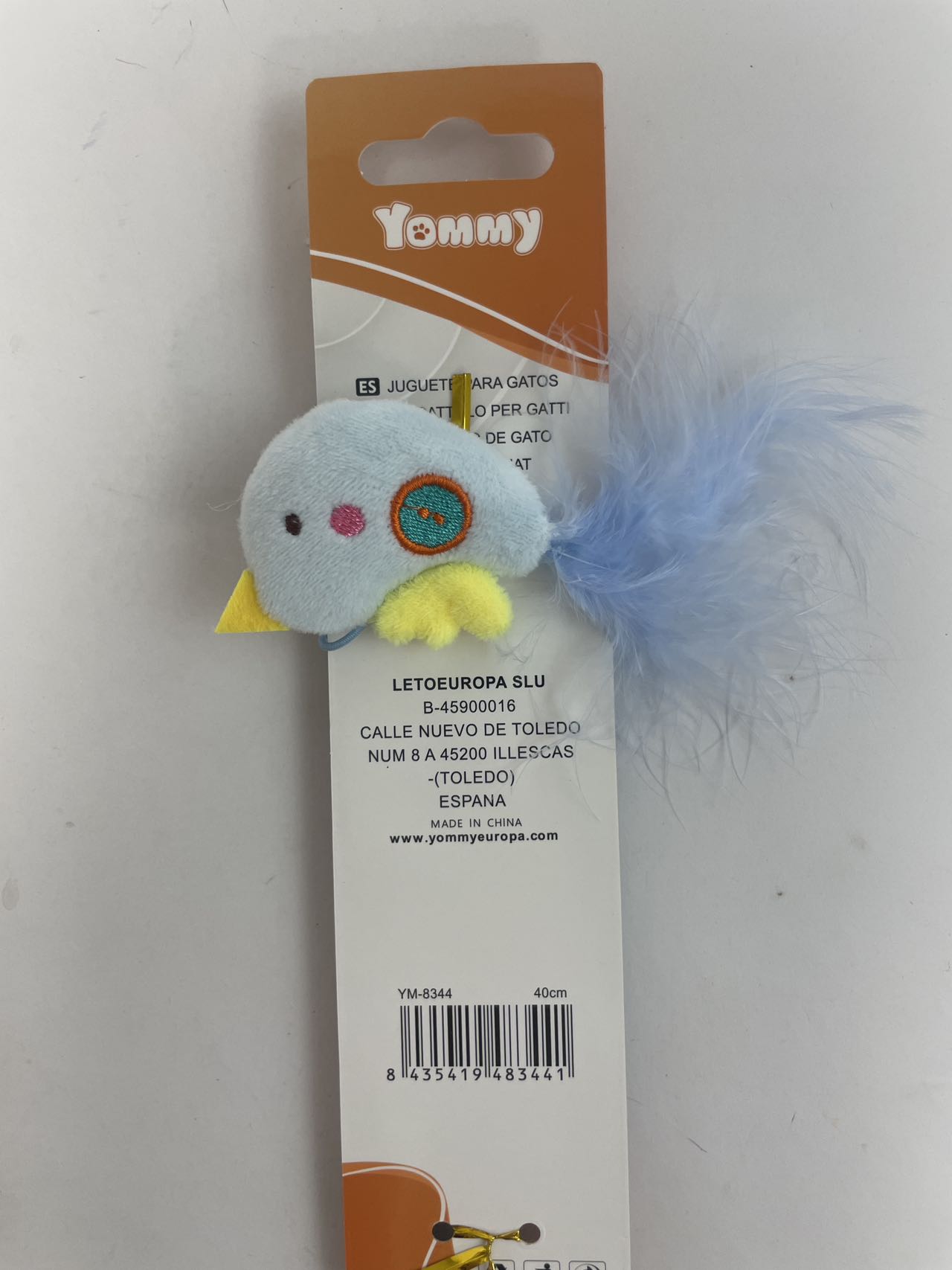 HKM-3440701 Whimsical Cat Toy on a Stick for Interactive Playtime