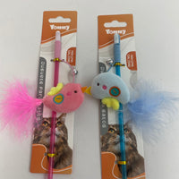 HKM-3440701 Whimsical Cat Toy on a Stick for Interactive Playtime
