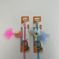 HKM-3440701 Whimsical Cat Toy on a Stick for Interactive Playtime
