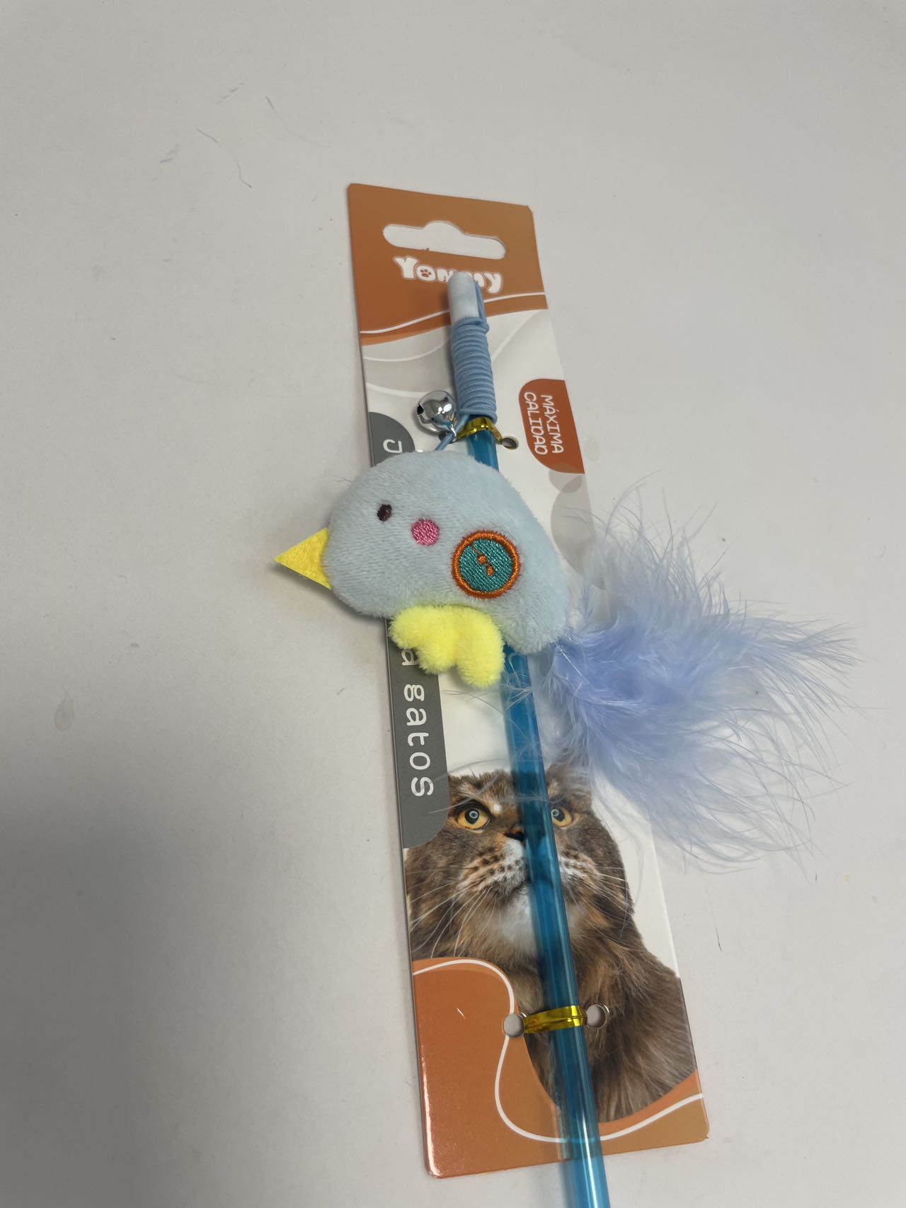 HKM-3440701 Whimsical Cat Toy on a Stick for Interactive Playtime