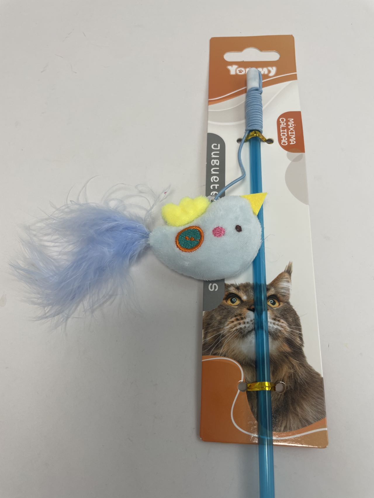HKM-3440701 Whimsical Cat Toy on a Stick for Interactive Playtime