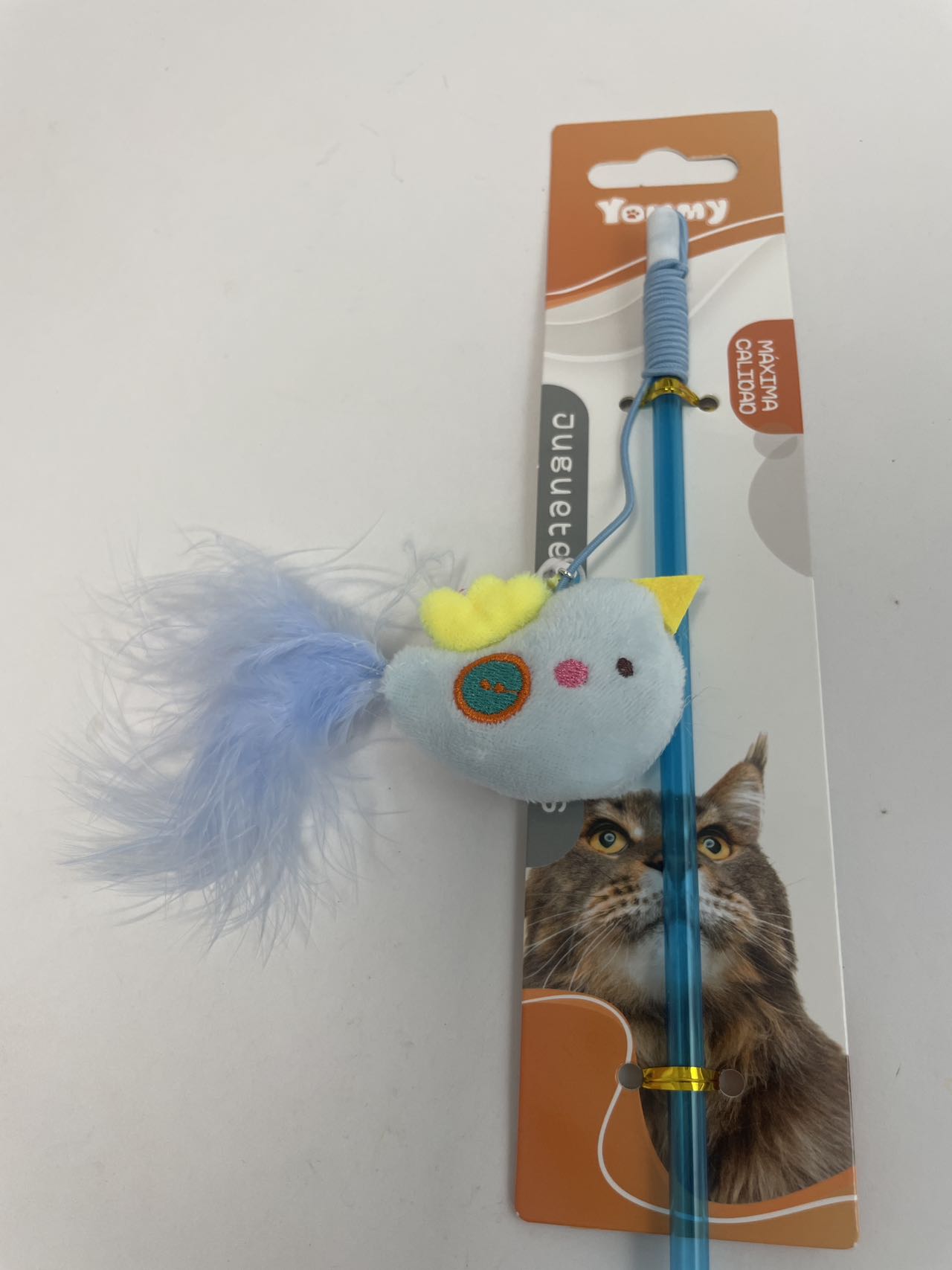 HKM-3440701 Whimsical Cat Toy on a Stick for Interactive Playtime