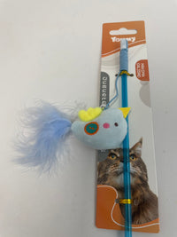 HKM-3440701 Whimsical Cat Toy on a Stick for Interactive Playtime